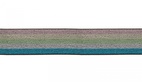 Regnbågsrandig, Pastell - Resår 40mm