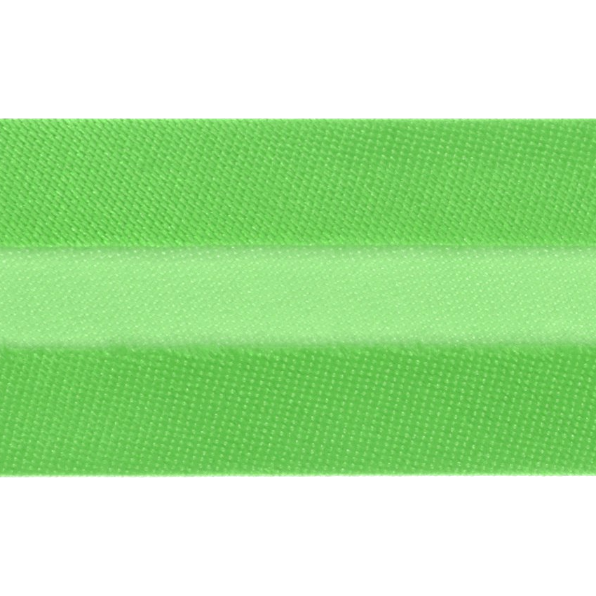 Satin snedslå - Neon grön