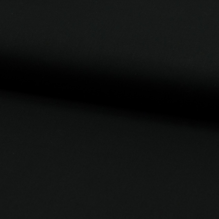 Bomullsvoile, Silky touch - Svart