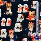 Christmas dog - Trikåtyg