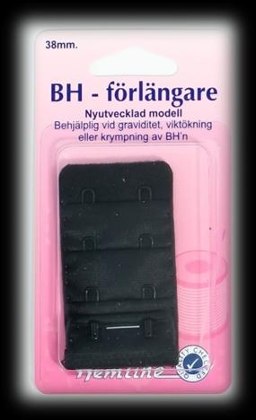 BH-FÖRLÄNGARE SVART 38 MM