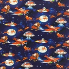 Flying Christmas - Knit fabric