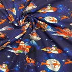 Flying Christmas - Knit fabric