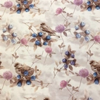 Birds and blueberries - Knitted fabric