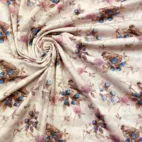 Birds and blueberries - Knitted fabric