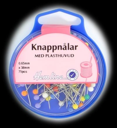 Knappnålar 38 MM x 0,65