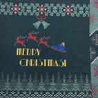 Panel - Christmas panel, green