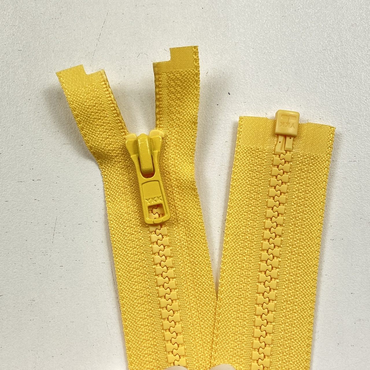 Delbar dragkedja - Gul 70cm-89kr