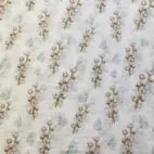 Digitally printed Muslin fabric - Cotton balls
