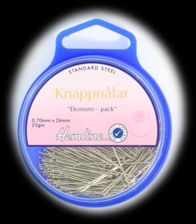 KNAPPNÅLAR 26 MM x 0,70