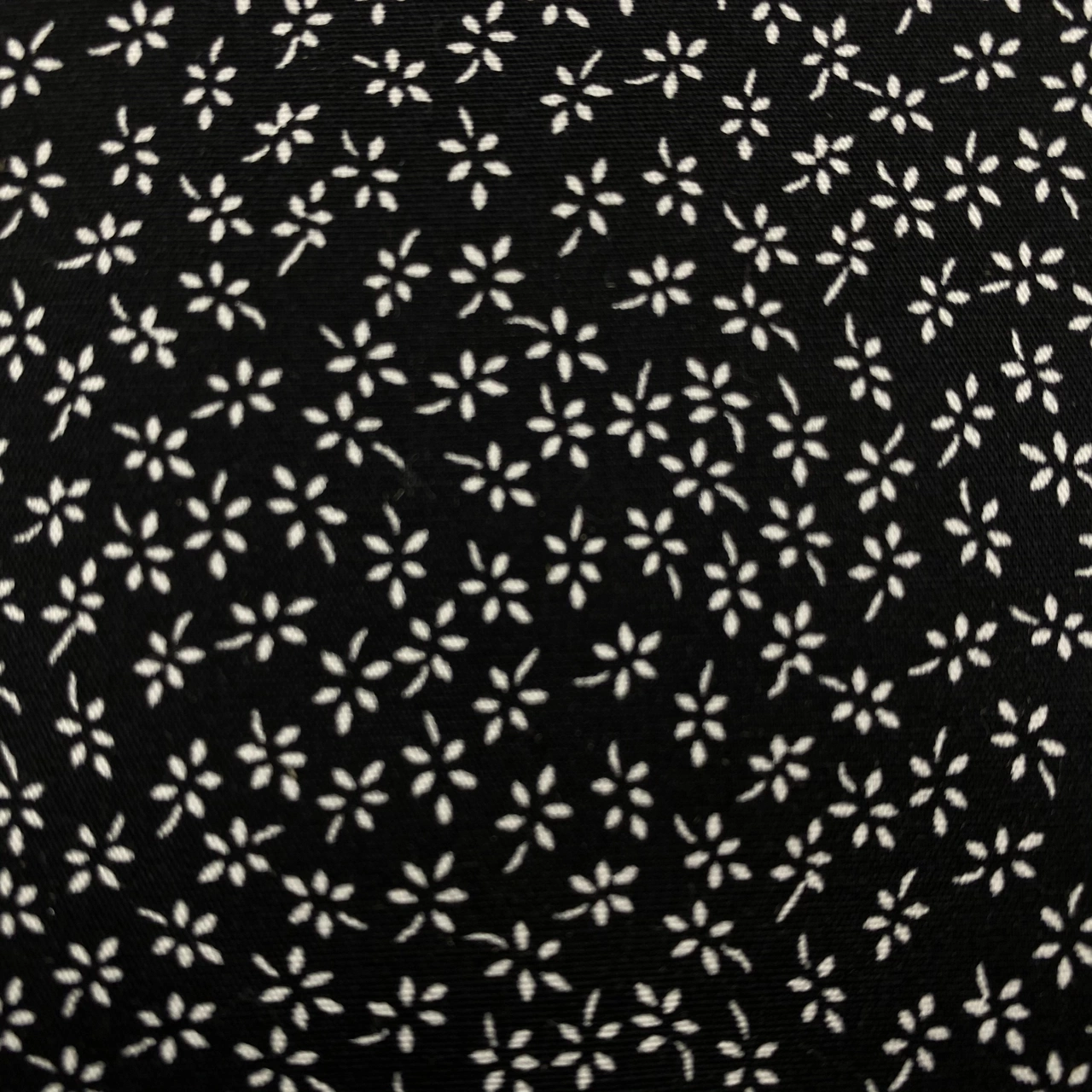 Bomullstyg ,Vävt - Liv Svart