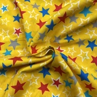 Bomullstyg ,Vävt - Cirkus Stjärna