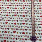 Bomullstyg ,Vävt - Hjärta på tork