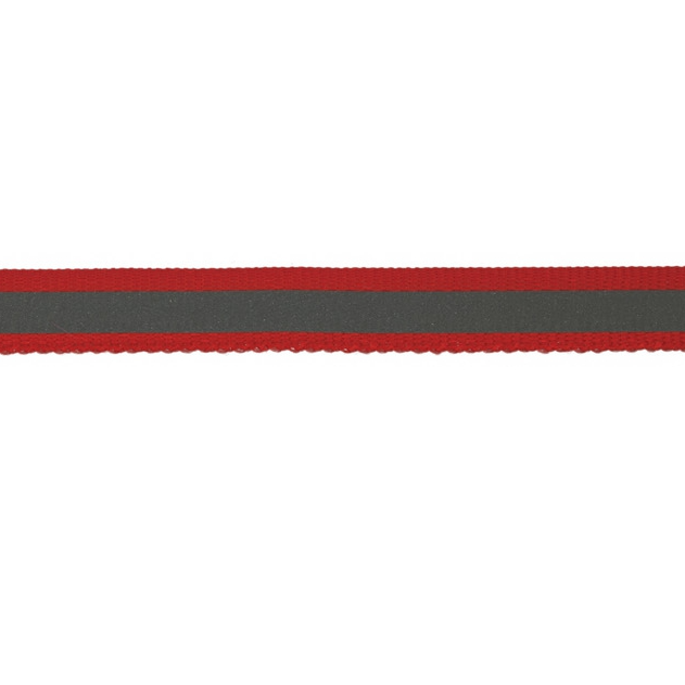 Reflex ripsband, 10mm - Röd