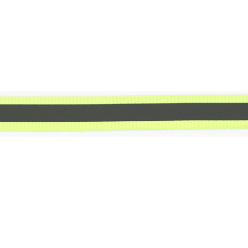 Reflex ripsband, 10mm - Neon gul