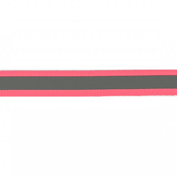 Reflex ripsband, 10mm - Neon Rosa
