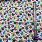 Bomullstyg ,Vävt - Crazy Birds