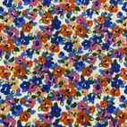 Bomullstyg ,Vävt - Blom Multi