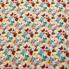 Bomullstyg ,Vävt - Cupcakes Blue