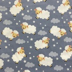 Bomullstyg ,Vävt - Drömmigt Lamm