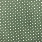 Bomullstyg ,Vävt - Prick Grön Q8-2