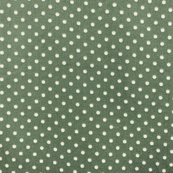 Bomullstyg ,Vävt - Prick Grön Q8-2