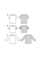 BURDA 6010 - TOP - DAM