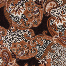 Paisley/Leo - Viscose jersey