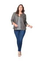 BURDA 6034 - JACKA KAPPA - DAM