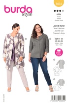 BURDA 6034 - JACKA KAPPA - DAM