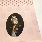 Panel - Zebra in uniform, pink