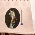 Panel - Zebra in uniform, pink