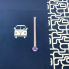 Panel - Folkabuss, blå