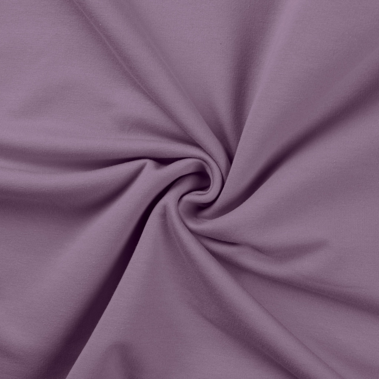 Ögglad Enfärgad jogging tyg - Dusty Lilac