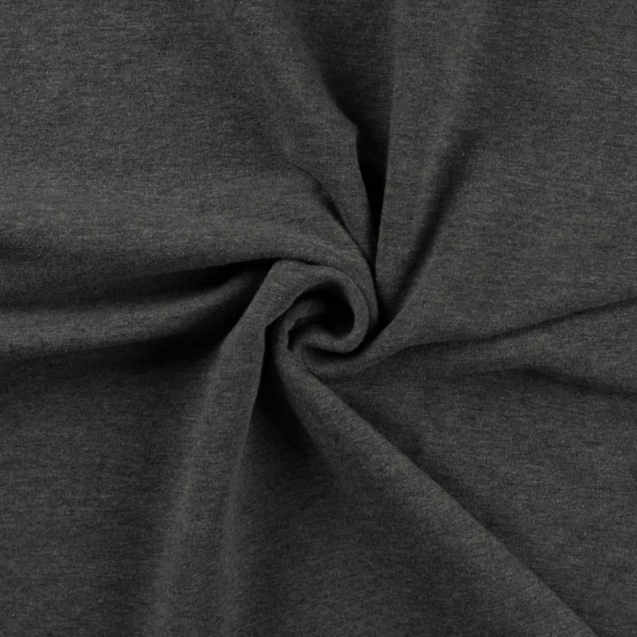 661 | Borstad Enfärgad jogging tyg - Mid Grey