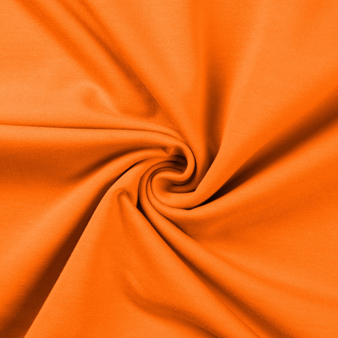 Borstad Enfärgad jogging tyg - Orange