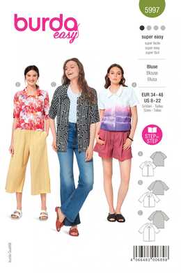 BURDA 5997 - BLUS - DAM