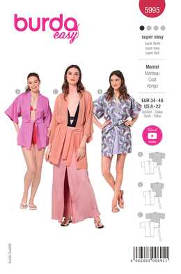 BURDA 5995 - PYJAMAS - DAM