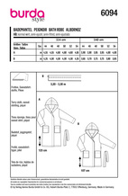 BURDA 6094 - PYJAMAS - DAM