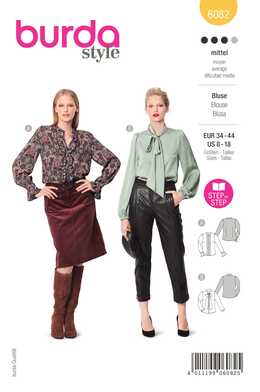 BURDA 6082 - BLUS - DAM