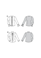 BURDA 6082 - BLUS - DAM