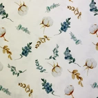 Eucalyptus leaf & cotton - Trikåtyg