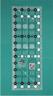 Creative Grids halvlinjal, 12,5" x 6,5"