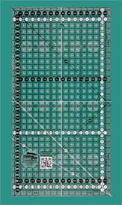 Creative Grids halvlinjal, 31,5 x 16,5 cm