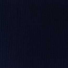 Enfärgad Muslin tyg - Mörk blå