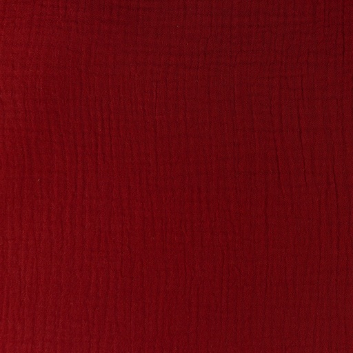 Enfärgad Muslin tyg - Mörk röd