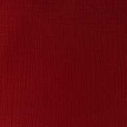 Enfärgad Muslin tyg - Mörk röd