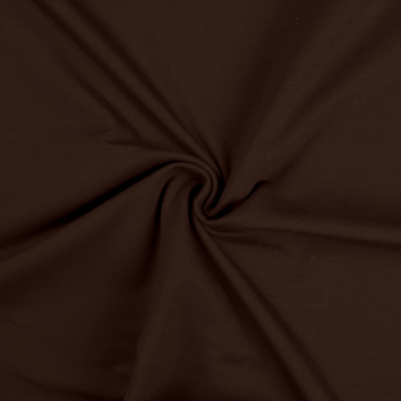 Enfärgad trikå - Dark Brown