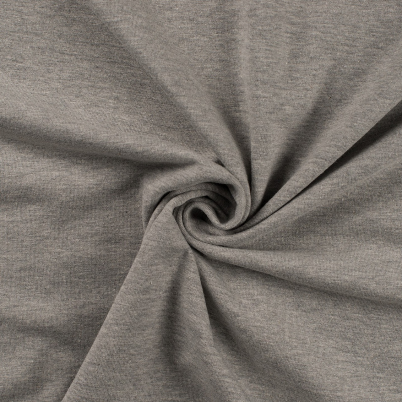Enfärgad trikå - Light Grey Melange