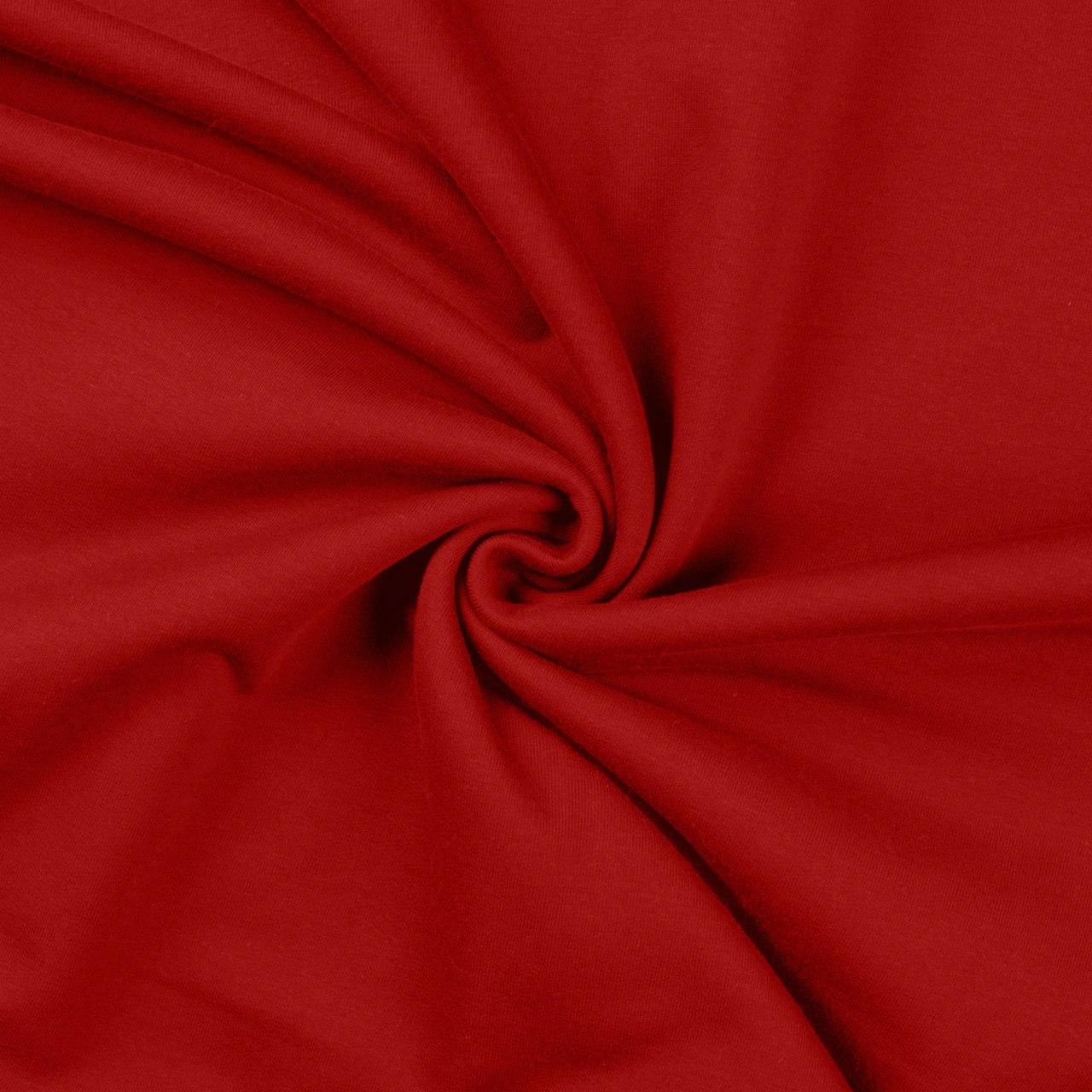 160 | Borstad Enfärgad jogging tyg - Dark Red